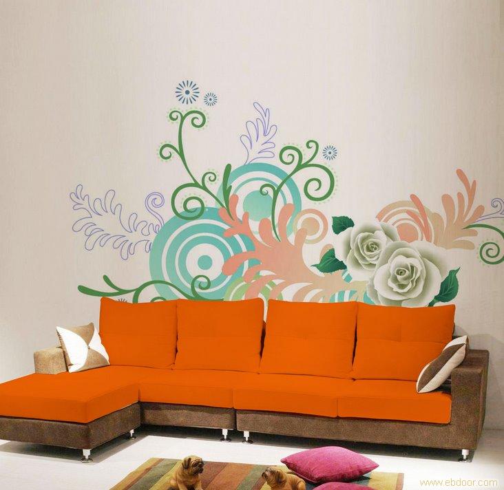 家用背景墻的墻繪是要怎么設(shè)計(jì)呢？